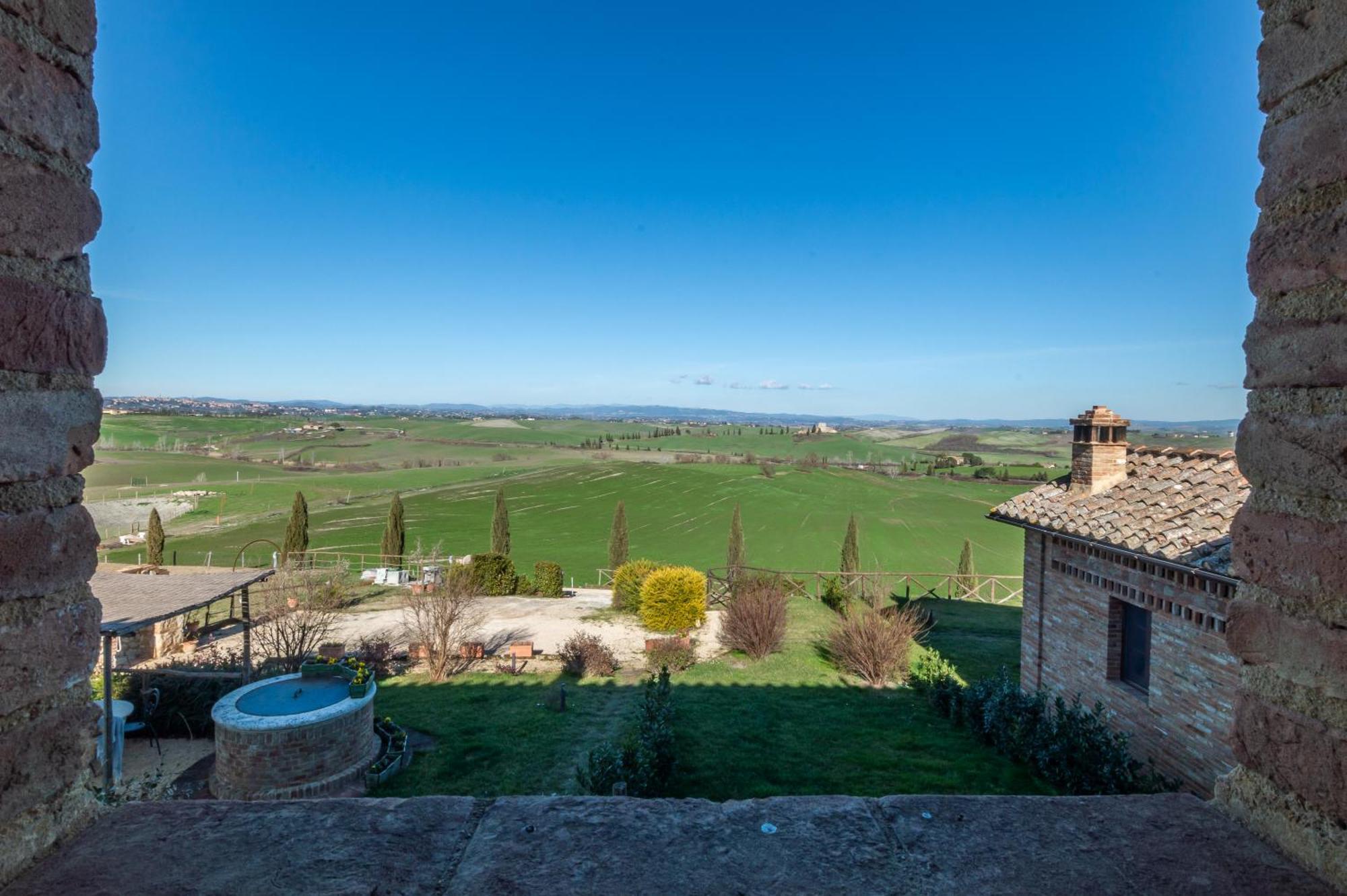 Sunflower Con Vista Su Siena Villa Corsano  Exterior photo